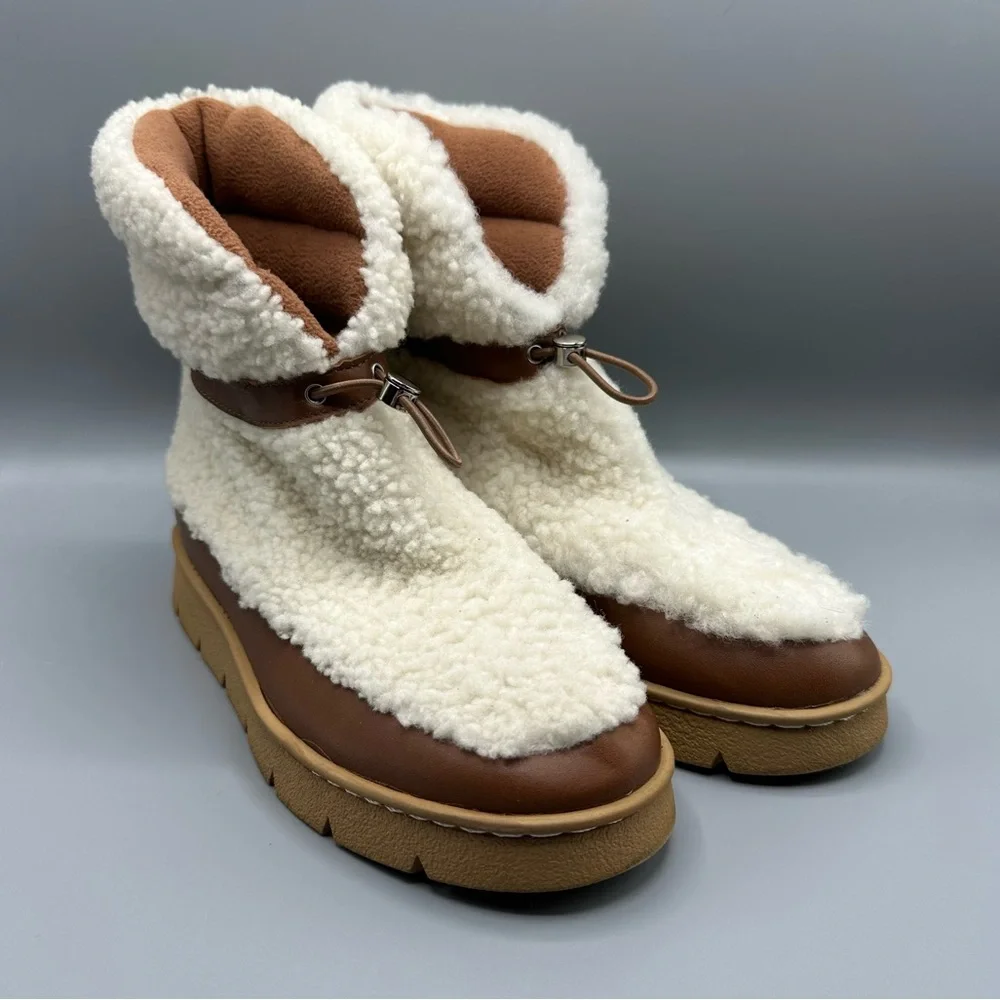Marc Fisher Boots Fur Women’s Winter Luxury Kamryn Style Size 7.5